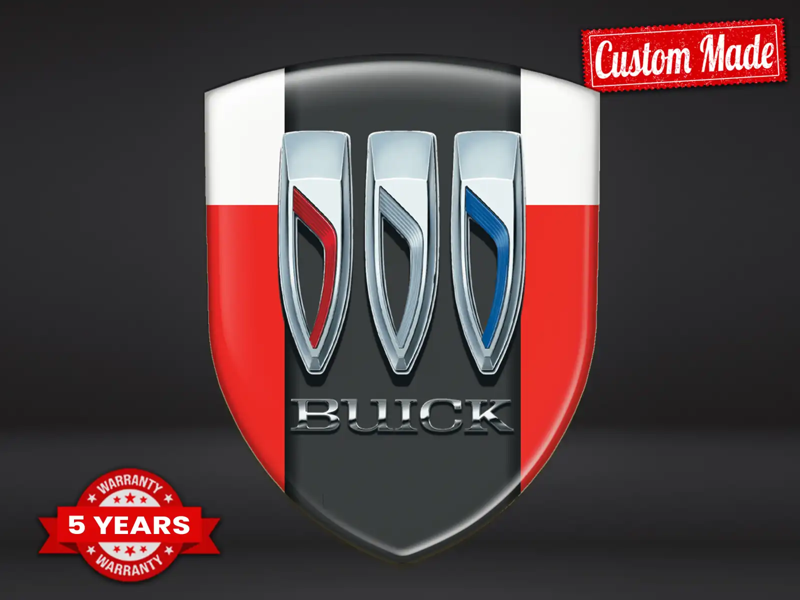 Buick Heckscheibensticker Hochwertig Drift Design